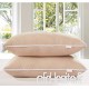 KLGG Pillow Pillow Core Double Feather Velvet Pillow Adult Pillow Student Pillow Double Loaded Camel 45Cm*70Cm - B07VP94JC5